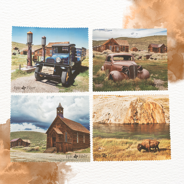 Old West Collection Microfiber Cloth 4 Pack